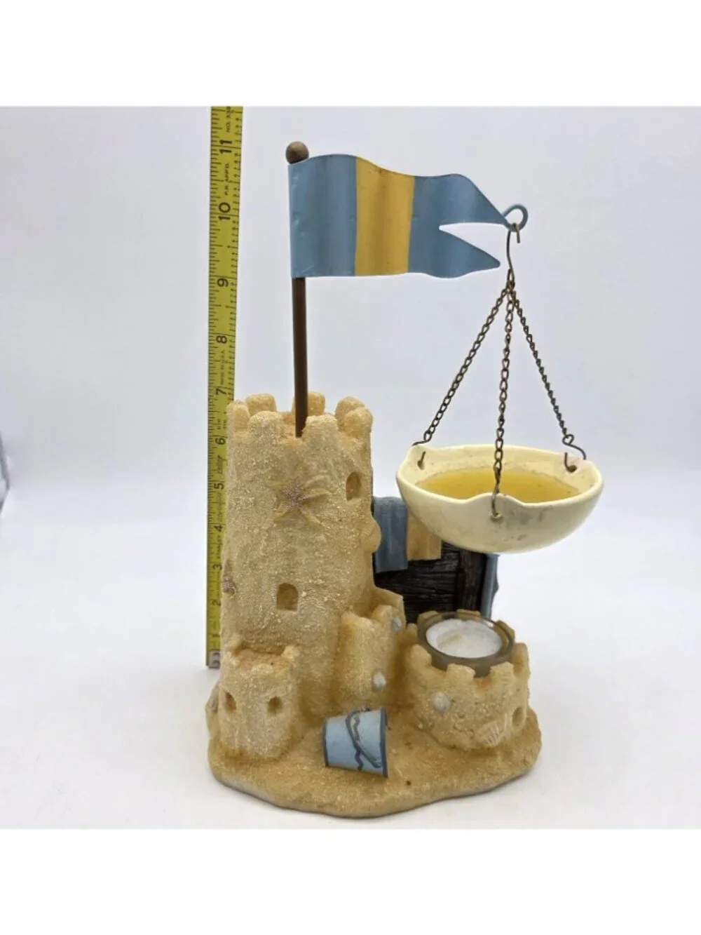 Yankee Candle Lighthouse Sandcastle Hanging Tart Wax Warmer Seashell Beach VTG